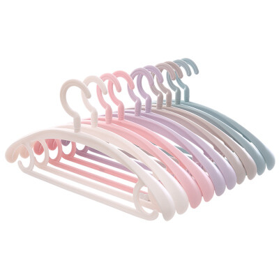 

Bingyou Deluxe Edition Wide Shoulder Drying Rack Suit Hanger Clothes Hanging Adult Child Non-slip Hanger No Trace Plastic 8 Nordic Powder