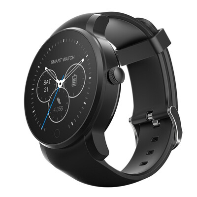 

Smart Watch Sport Step Counter Rate Heart Rate Sleep Card Bluetooth Call Anti-lost Information Круглый экран Браслет Android iOS