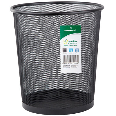 

Miki SUNWOOD 1211 metal mesh series medium basket trash - black