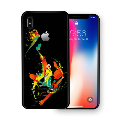 

Apple Case Football World Cup 2018 Colorful Cases для iPhone6 ​​/ 6s Plus / 7/7 Plus / X - черный