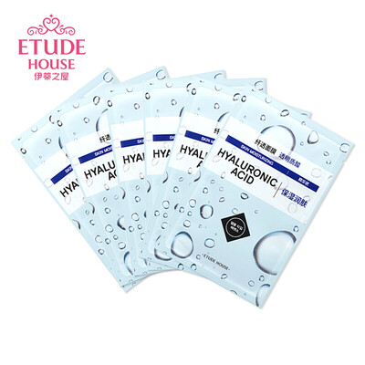 

ETUDE HOUSE Fiber Smoothing Mask 6pcs - Hyaluronic Acid Hydrating Moisturizing Firming Brightening&Revitalizing