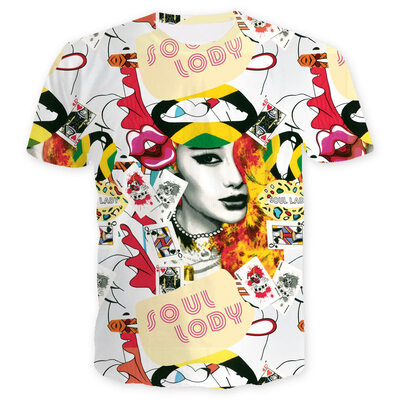

Fashion 2018 Summer New 3DT Shirt Women T Shirt Print Casual Women 3d T-shirt