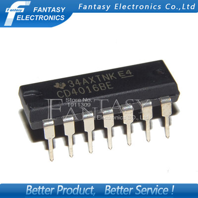

5PCS CD4016BE DIP14 CD4016 DIP new and original IC free shipping