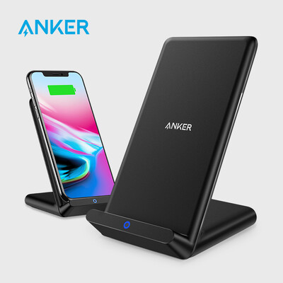 

Anker Apple Wireless Charger Desktop Charging Stand for iPhone X1088Plus Samsung note875S6Nokia Black