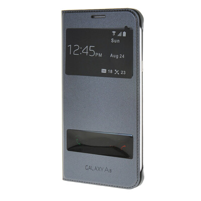 

MOONCASE Samsung Galaxy A8 чехол для View Slim Leather Flip Pouch Cover Grey