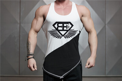 

Muscle Dr Fitness Brothers Sports Outdoor Running Training Fashion Casual Vest Men