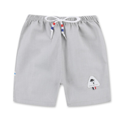 

18 childrens summer cotton&linen five points out of the boys&girls short beach pants baby pants