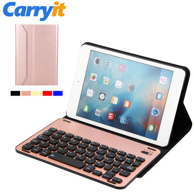 

Carryit (SP-1009) Aluminum alloy bluetooth keyboard with leather case for iPad mini 4, keyboard for iPad mini 4