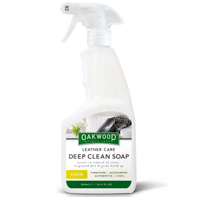 

Australia OAKWOOD Leather Deep Care Cleaner Effectively Cleans Leather Stains Removes Odor 500ml