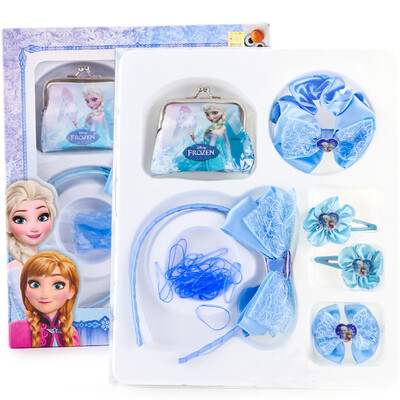 

Disney Disney Children&39s Hairpin Girl Necklace Set Princess Card Hairpin Little Girl Hairband Head Jewelry 1S007 Sophia Pink