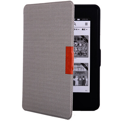 

Адаптер TUOZI 899/958 Edition Kindle Cover / Shell Kindle Paperwhite 1/2/3 Generation Electric Paper Book Мягкая оболочка Обложка Гофрированный серый Бин Зеленый
