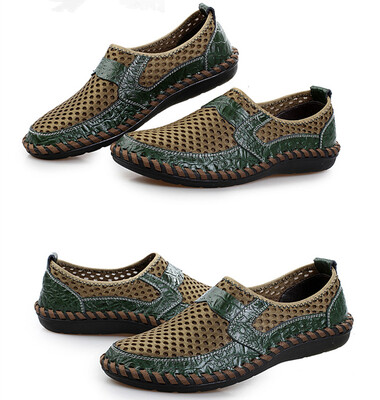 

Mens fashion Casual flat business pointed breathable Leather shoes Mens shoes