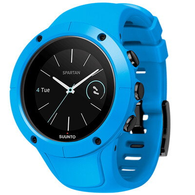 

SUUNTO SPARTAN Trainer Spartan cool running photoelectric heart rate GPS altitude 50M swimming waterproof 80 kinds of sports mode running cycling information reminding sports watch smart watch blue