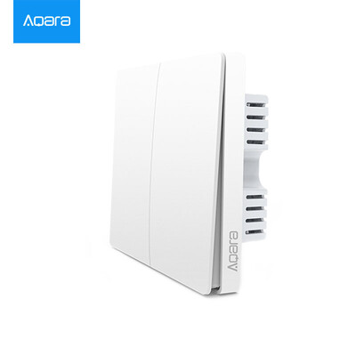 

Xiaomi MI Aqara Wall Switch with Live Line&Zero Line&Double-Button