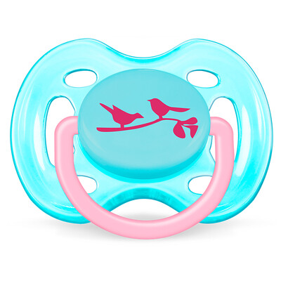 

Philips AVENT UK imports AVENT fashion pacifier 0-6 months female treasure six hole ventilation SCF17213