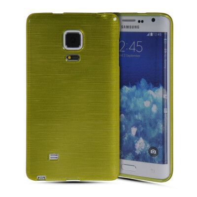 

MOONCASE Soft Flexible Silicone Gel TPU Skin Shell Back Case Cover for Samsung Galaxy Note Edge Green