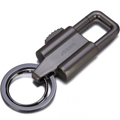 

Jingdong Supermarket] JOBON Zhongbang key chain ring car key chain chain mother double key chain buckle waist hanging type ZB-060C chrome