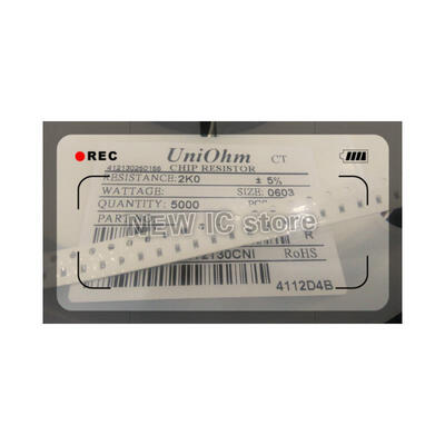 

Free Shipping 500PCSLOT 2K OHM 2KR 2K 0603 5 SMD resistencias 0603 Chip resistor 100 NEW