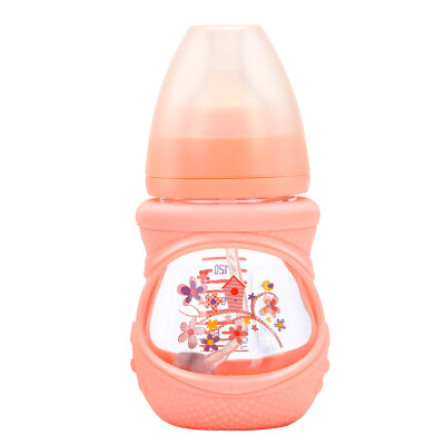 

Bei Shibang newborn baby bottle baby glass bottle self-operated straw bottle simulation nipple wide caliber bottle childhood house 150ML