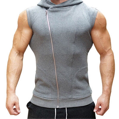 

MECH-ENG Mens Hoodies sweatshirt Sleeveless Workout Gym Vest Bodybuilding Muscle Casual Tank Top 7335