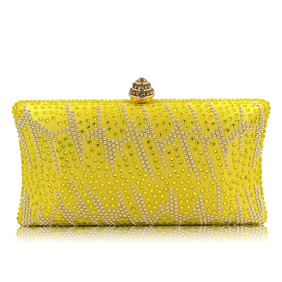 

Milisente New Diamond Women Clutches Ladies Evening Bags Girl Party Wedding Purse Noble Royal Blue Clutch Bag With Chain