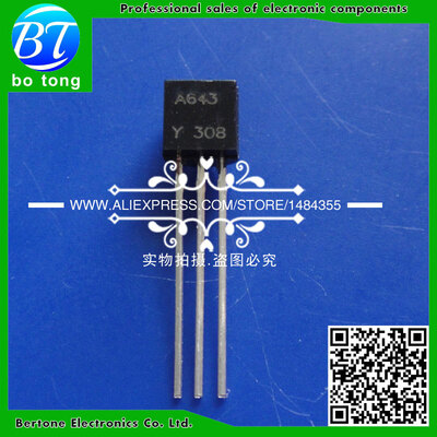 

Free shipping TO-92 50pcs/bag KSA643C-Y 2SA643 A643C