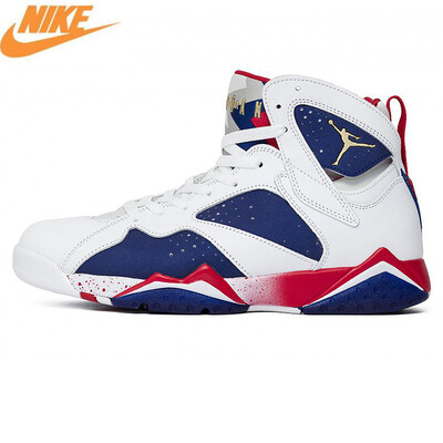 

Nike Air Jordan 7 Олимпийский альтернативный AJ7 Джо 7 Олимпийский Для Мужчин's Баскетбольные кеды Спортивная обувь, оригинал Спор