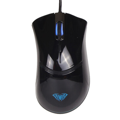 

Tarantula AULA dream magic professional game mouse wired mouse light black version of the gaming mouse