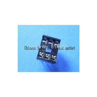

10pcs 6 PIN 6Pin 2.54mm DIP SIP Round IC Sockets Adaptor Solder Type