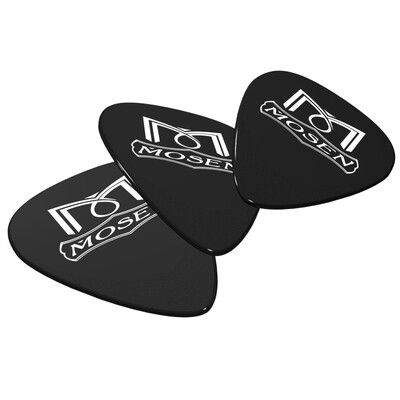 

MOSEN B01 genuine picks flexible non-slip black three thickness 06 08 10 mm original pick 4 pieces