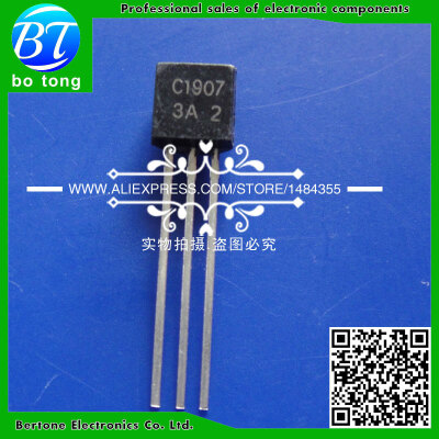 

(1000pcs/lot ) 2SC1907 C1907 1907 Transistor TO-92