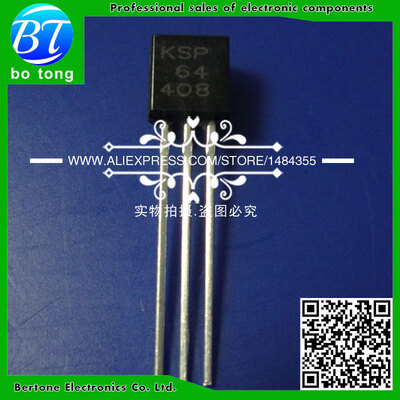 

200PCS KSP64 30V0.5A P -channel power transistor