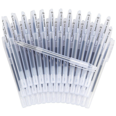 

COMIX KC3022 Universal Gel Ink Pen Pen Signature Pen 05mm 10pcs 10pcs Black
