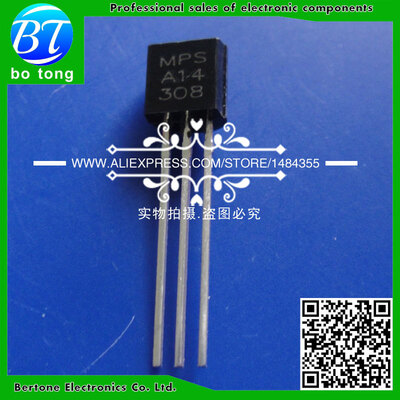 

Free shipping 200PCS MPSA14 TO-92 NPN Transistor