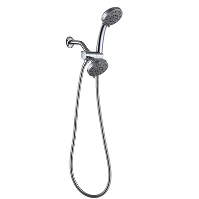 

MICOE Ships form US 2 in 1 Shower-Head Handheld-Shower Combo With Removable Shower Head Metal Bracket Holder Extra Long Hose