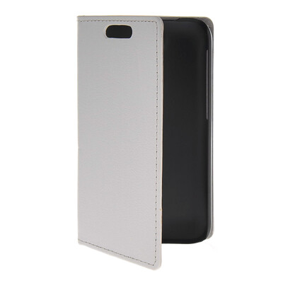 

MOONCASE тонкий кожаный бумажник флип сторона держателя карты Чехол с Kickstand чехол для HTC Desire 310 Белый