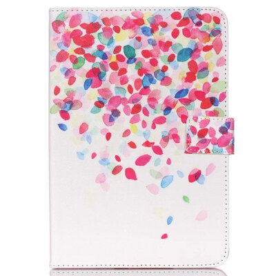 

мити красочные живописи печать 7 - дюймовый планшет мягкой пу мультфильм всеобщего кожаный чехол для покрытия Samsung 7 "таблетки для детей 8 цветов