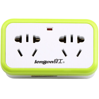 

Lengon XD-Q402 converter one to two conversion socket 2-in-one multi-home portable power conversion plug multi-function drag board board