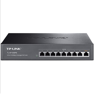 

TP-LINK SF1009PE 9-port 100M 8 POE non-network management PoE switch power enhancement