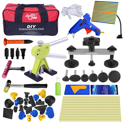 

Super PDR Tools Kit Ferramentas Paintless Dent Repair Tool Auto Dent Pulling Bridge Tool Kit For Car Hand Tools Set Herramientas