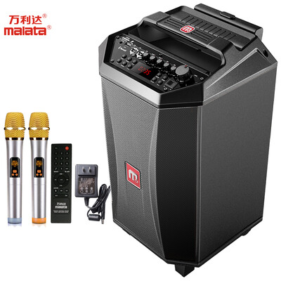 

Malata S12 Audio Speakers Portable Trolley Sound Square Dance Audio Outdoor High-power Audio 12 Inch Bass Accompaniment Sound elimination Wireless Internet