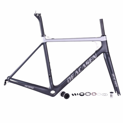 

2018 up1-14"Carbon Road Frame Di2&Mechanical 480510540560580mm Super Light carbon road FrameForkheadset carbon frame