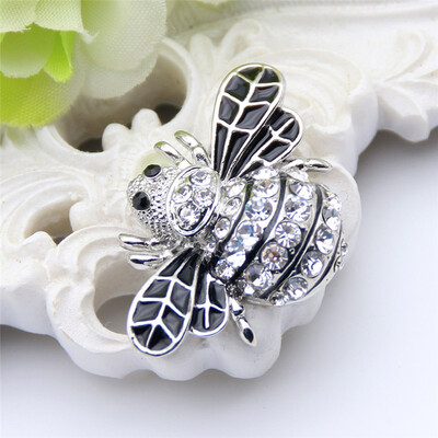 

Высококачественные пчелиные бобы Эмаль Esmalte Broches Pin Золото Цвет Шампанское Rhinestone Hijab Пины juego de tronos Хэллоуин р