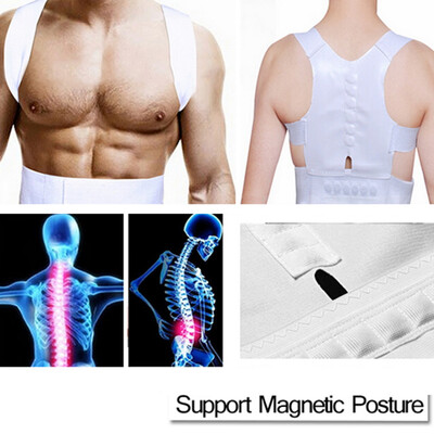 

Magnetic Posture Support Corrector Body Back Pain Belt Brace Shoulder