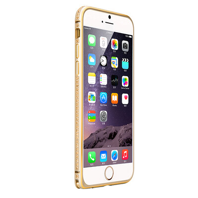 

New style Top quality Luxury Bling Snake Diamond Inlay Metal Rhinestone Bumper fashional phone case for iPhone 5 5s