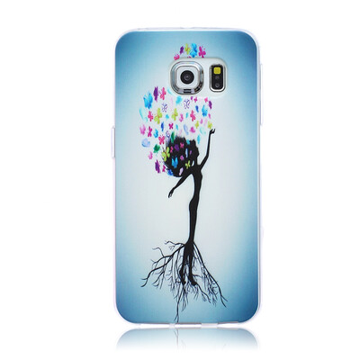 

MOONCASE Мягкий гель ТПУ чехол для Samsung Galaxy S6 Edge Прочный кожи силикона Обложка
