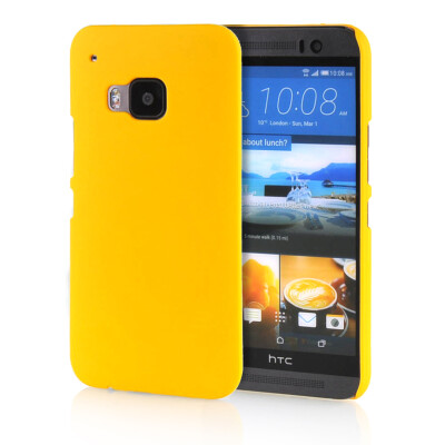 

MOONCASE Hard Rubberized Rubber Coating Devise Back ЧЕХОЛ ДЛЯ HTC One M9 Yellow