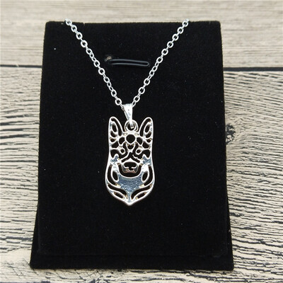 

New German Shepherd Necklace Trendy Style German Shepherd Pendant Necklace Women Pet Jewellery Fashion Animal Dog Jewellery