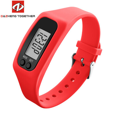 

Women Watches Digital Wristwatches Silicone Strap Sport Watch Calorie Pedometer Distance 7 Colors Femmes Montres