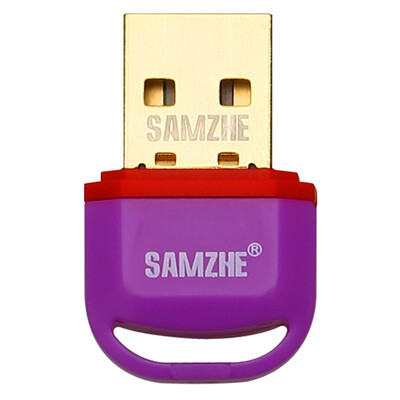 

Shanze SAMZHE HK-905 Mini USB40 Bluetooth Adapter Receiver Purple Mobile Computer Headset Audio Transmitter Receiver Support win7 8